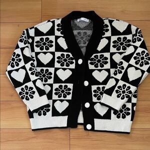 Zara heart cardigan